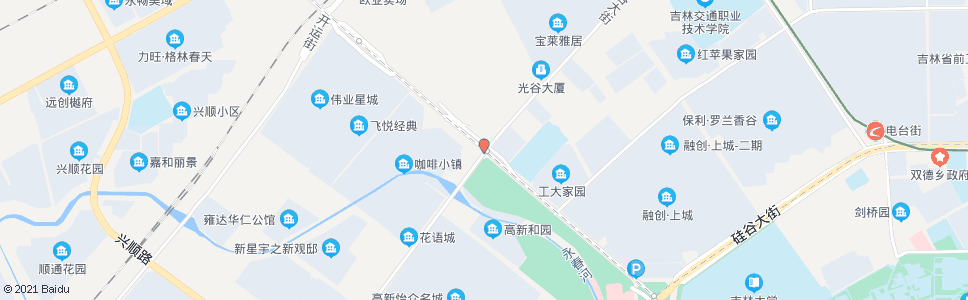 长春光谷大街(飞跃路)_公交站地图_长春公交_妙搜公交查询2024