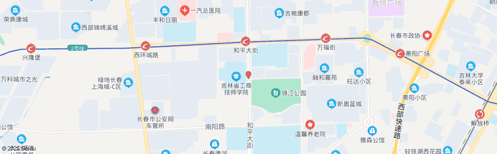 长春锦江路_公交站地图_长春公交_妙搜公交查询2025