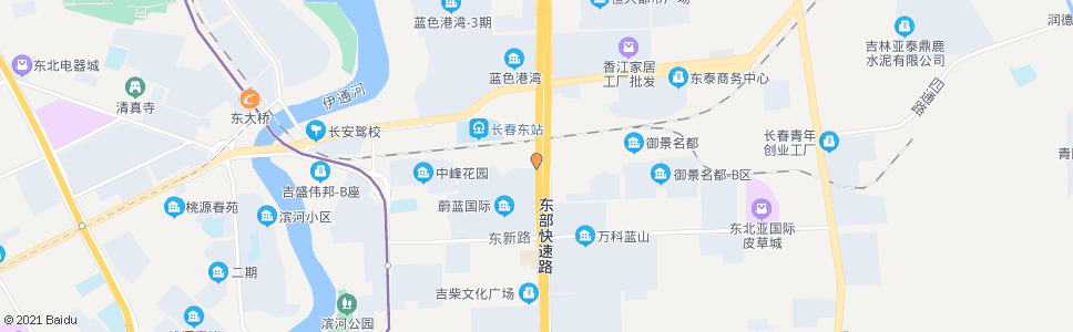 长春东盛大街(四通路)_公交站地图_长春公交_妙搜公交查询2025