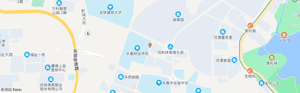 长春装甲兵学院(东门)_公交站地图_长春公交_妙搜公交查询2024