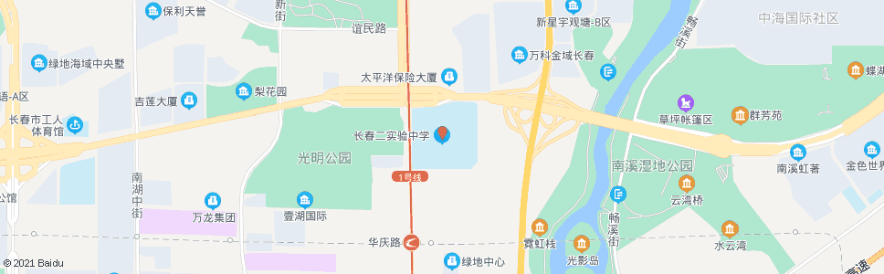 长春市二实验中学_公交站地图_长春公交_妙搜公交查询2024