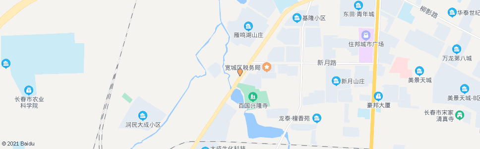 长春四间村_公交站地图_长春公交_妙搜公交查询2024