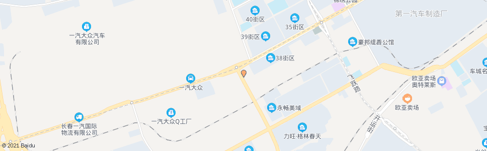 长春一汽交警支队(振兴路)_公交站地图_长春公交_妙搜公交查询2024