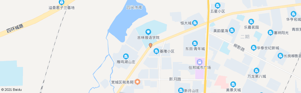 长春吉林俄语学院_公交站地图_长春公交_妙搜公交查询2024