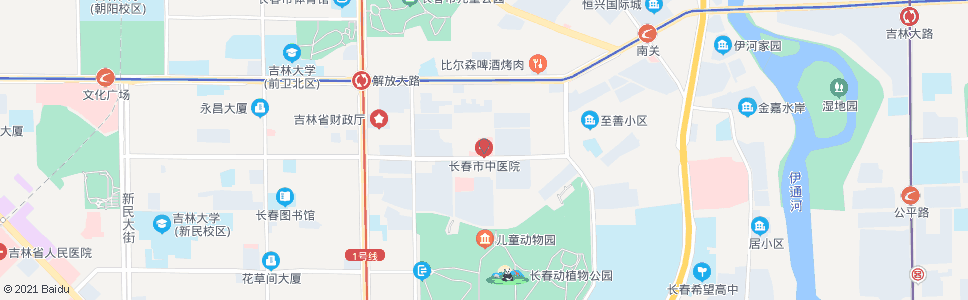 长春曙光路(市中医院)_公交站地图_长春公交_妙搜公交查询2024