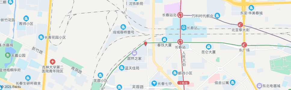 长春长春市陶瓷总厂_公交站地图_长春公交_妙搜公交查询2024