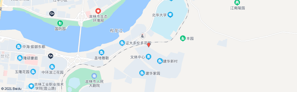 吉林建华村_公交站地图_吉林公交_妙搜公交查询2024