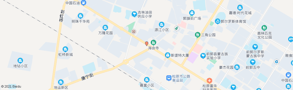 松原飞宇超市_公交站地图_松原公交_妙搜公交查询2024