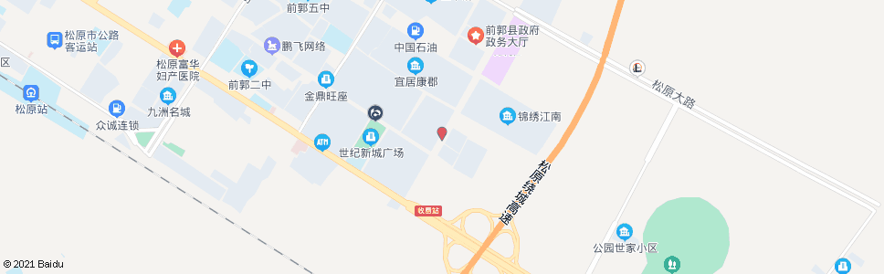 松原前郭县检察院_公交站地图_松原公交_妙搜公交查询2024