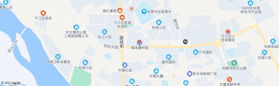 松原翔海建材园_公交站地图_松原公交_妙搜公交查询2024