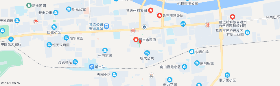 延边新村_公交站地图_延边公交_妙搜公交查询2024