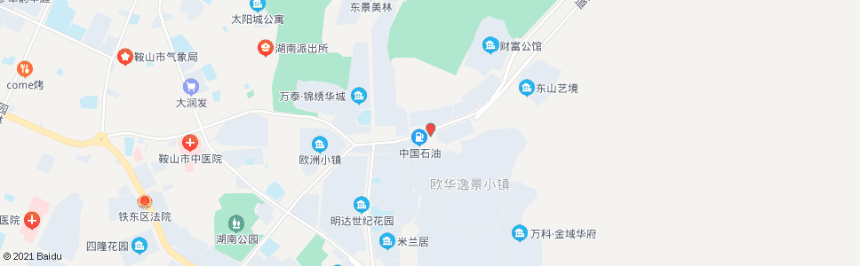 鞍山欧华小区_公交站地图_鞍山公交_妙搜公交查询2024