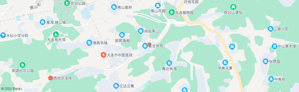 大连大连市社会福利院_公交站地图_大连公交_妙搜公交查询2024