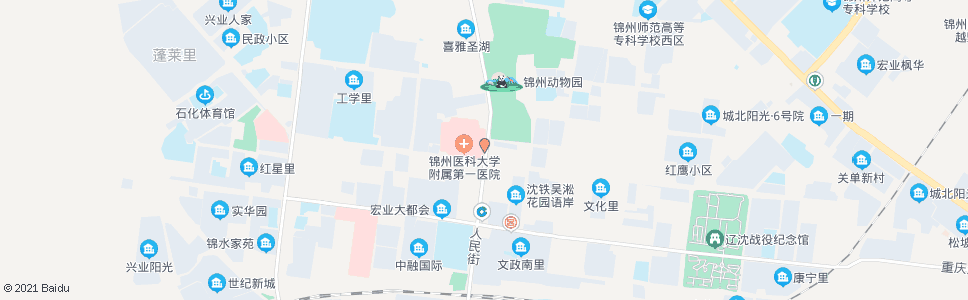 锦州附属医院_公交站地图_锦州公交_妙搜公交查询2024