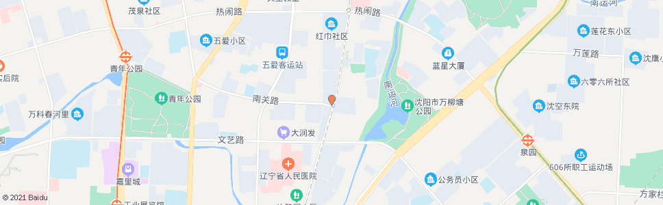 沈阳小南街市环保局_公交站地图_沈阳公交_妙搜公交查询2024