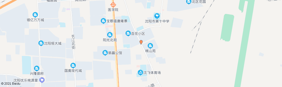 沈阳黄河大街百花山路_公交站地图_沈阳公交_妙搜公交查询2024