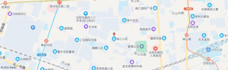 沈阳岐山路大渡河街_公交站地图_沈阳公交_妙搜公交查询2025