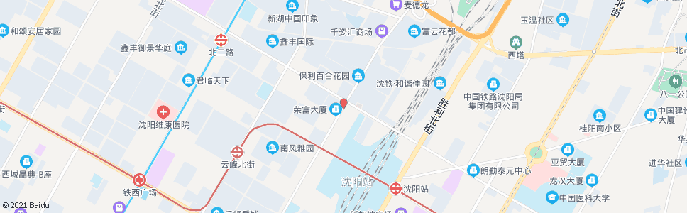 沈阳兴工街北二路南_公交站地图_沈阳公交_妙搜公交查询2024