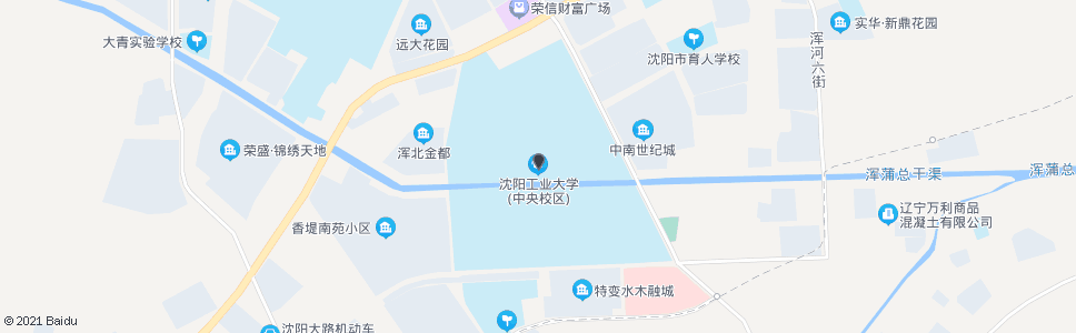 沈阳沈阳工业大学(沈辽东路)_公交站地图_沈阳公交_妙搜公交查询2024