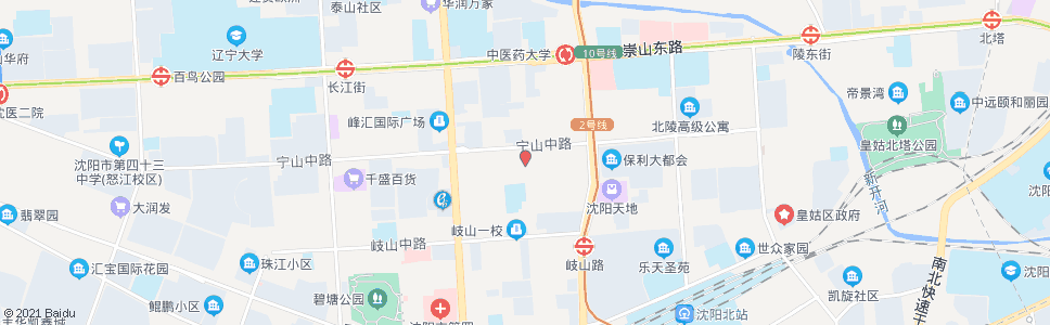 沈阳嫩江街宁山路_公交站地图_沈阳公交_妙搜公交查询2024