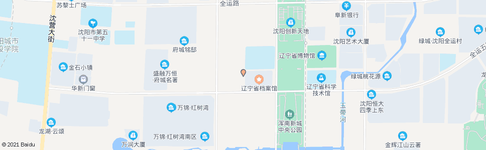 沈阳智慧一街全运五路_公交站地图_沈阳公交_妙搜公交查询2024