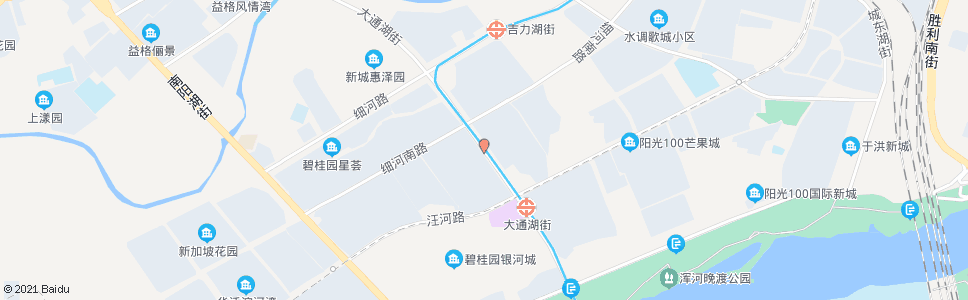 沈阳大通湖街细河南路_公交站地图_沈阳公交_妙搜公交查询2024