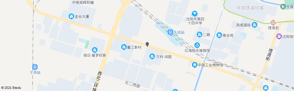 沈阳北一路肇工街_公交站地图_沈阳公交_妙搜公交查询2024