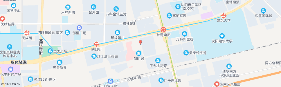 沈阳长青街孤石路_公交站地图_沈阳公交_妙搜公交查询2024