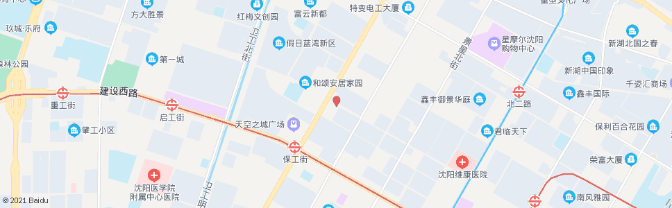 沈阳新北方装饰建材城_公交站地图_沈阳公交_妙搜公交查询2024