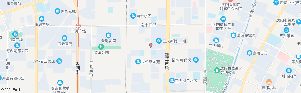 沈阳强工二街南十二西路_公交站地图_沈阳公交_妙搜公交查询2024