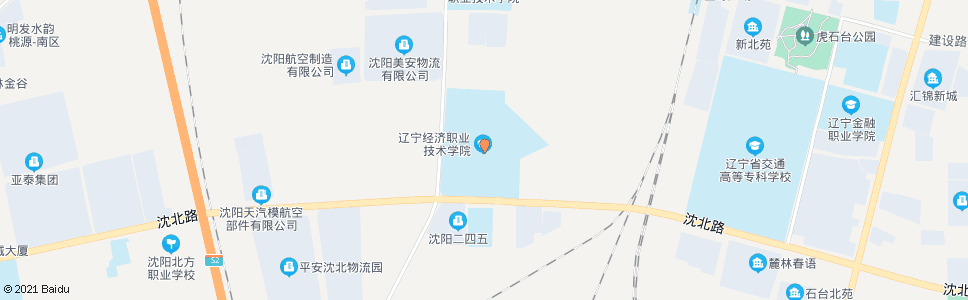 沈阳辽宁经济管理干部学校_公交站地图_沈阳公交_妙搜公交查询2024