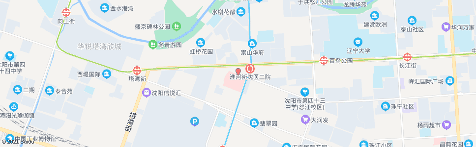 沈阳宁山路淮河街_公交站地图_沈阳公交_妙搜公交查询2024