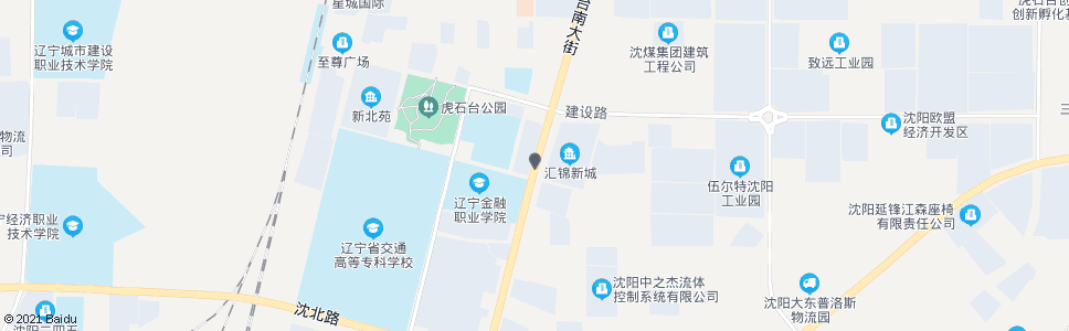 沈阳辽宁金融职业学院_公交站地图_沈阳公交_妙搜公交查询2024