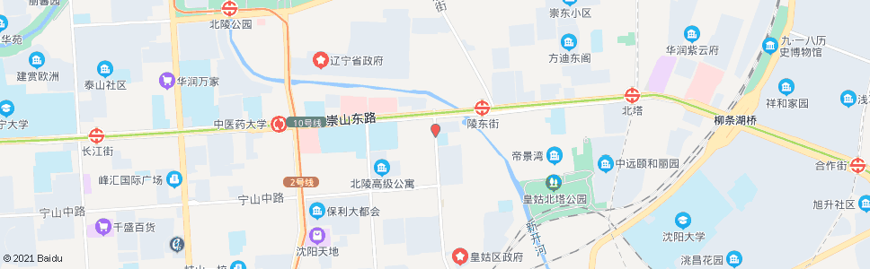 沈阳松花江街崇山路_公交站地图_沈阳公交_妙搜公交查询2024