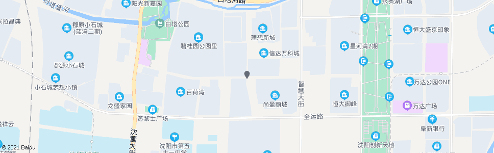 沈阳高深路白塔三街_公交站地图_沈阳公交_妙搜公交查询2024