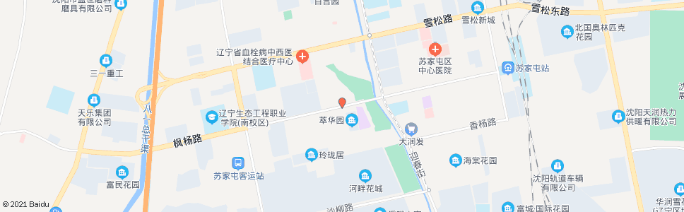 沈阳枫杨路青年桥_公交站地图_沈阳公交_妙搜公交查询2024