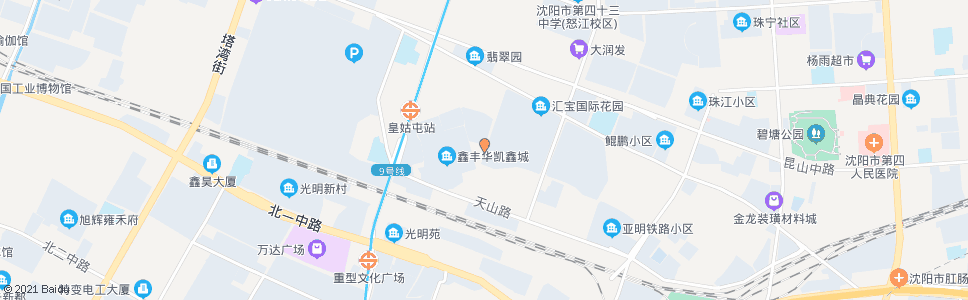 沈阳同江街步云山路_公交站地图_沈阳公交_妙搜公交查询2025