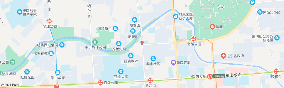 沈阳长江街泰山路(南)_公交站地图_沈阳公交_妙搜公交查询2024