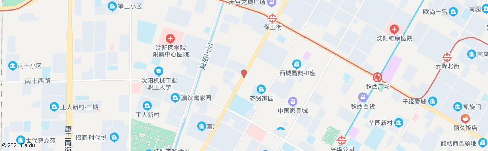 沈阳保工街南八路_公交站地图_沈阳公交_妙搜公交查询2024