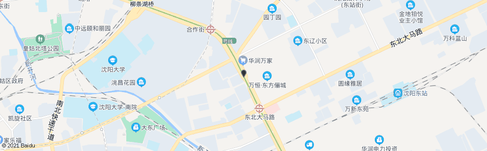 沈阳北海街联合路_公交站地图_沈阳公交_妙搜公交查询2024