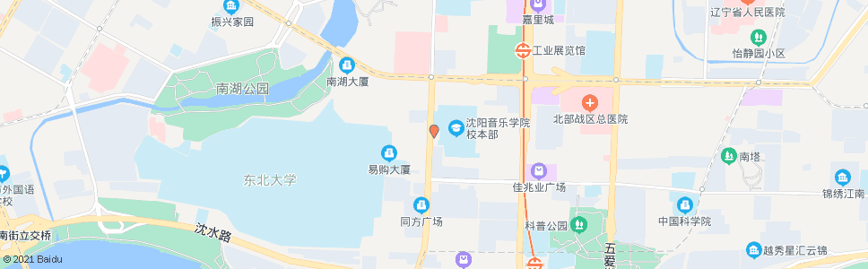 沈阳三经街交通银行_公交站地图_沈阳公交_妙搜公交查询2025