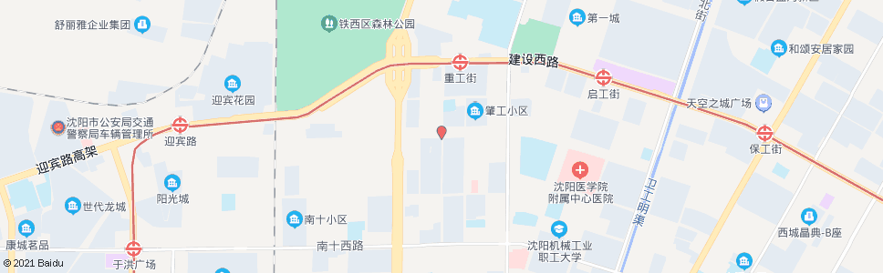 沈阳富工四街南七西路_公交站地图_沈阳公交_妙搜公交查询2024