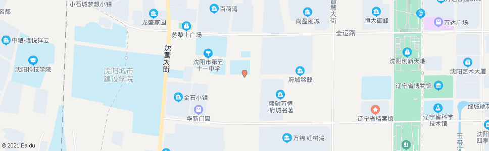 沈阳全运三路白塔二街_公交站地图_沈阳公交_妙搜公交查询2024