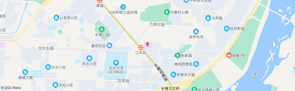 沈阳新生活广场长青店_公交站地图_沈阳公交_妙搜公交查询2024