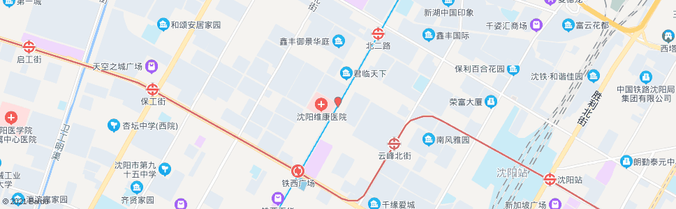 沈阳兴华街北四路_公交站地图_沈阳公交_妙搜公交查询2024