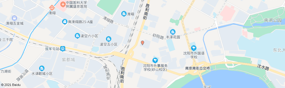 沈阳砂山商店_公交站地图_沈阳公交_妙搜公交查询2024