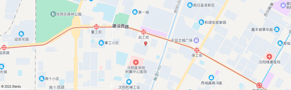 沈阳南六路马壮街_公交站地图_沈阳公交_妙搜公交查询2024