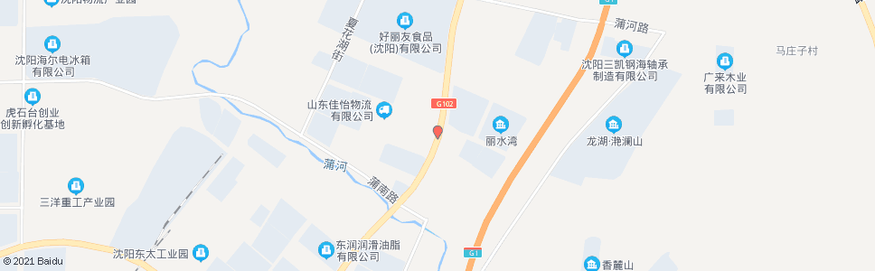 沈阳华康饲料公司_公交站地图_沈阳公交_妙搜公交查询2024