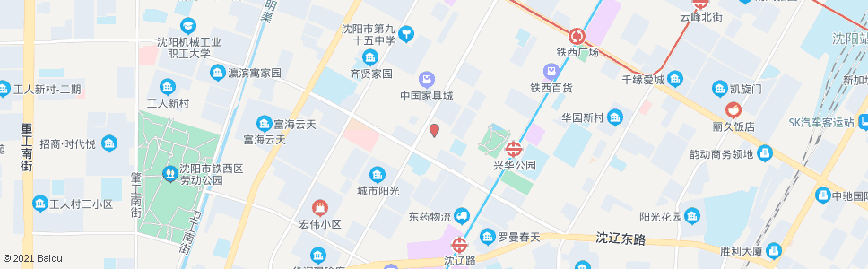 沈阳南十路九路市场_公交站地图_沈阳公交_妙搜公交查询2024