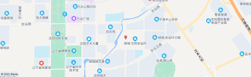 沈阳桃仙街全运三路_公交站地图_沈阳公交_妙搜公交查询2024